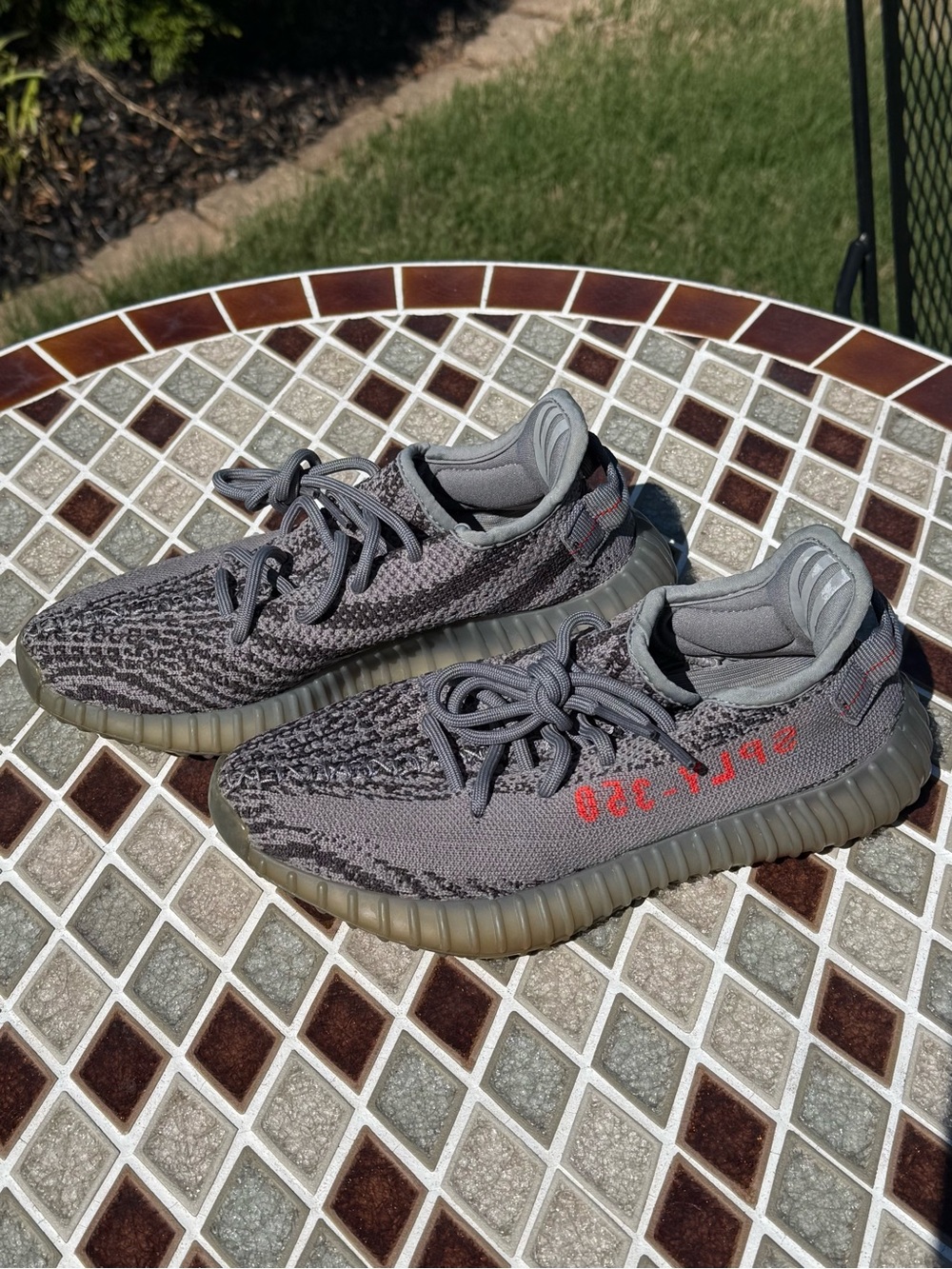 adidas Yeezy Boost 350 V2 Grey with Red Stripe